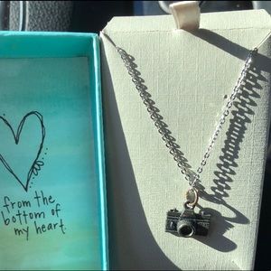 Sterling Silver Camera necklace